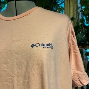 Columbia Men's Light Pink Short Sleeve Tee